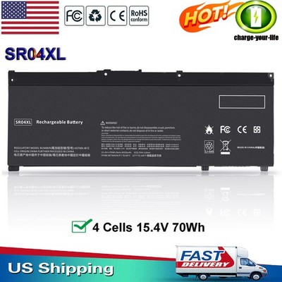  LOT SR04XL Battery for HP Omen 15-CE 15-DC 917724-855 HSTNN-DB7W 917678-2B1 NEW
