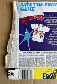 Super Mario Bros. 3 Fruit Snacks Box Nintendo anni 90 raro vintage NES