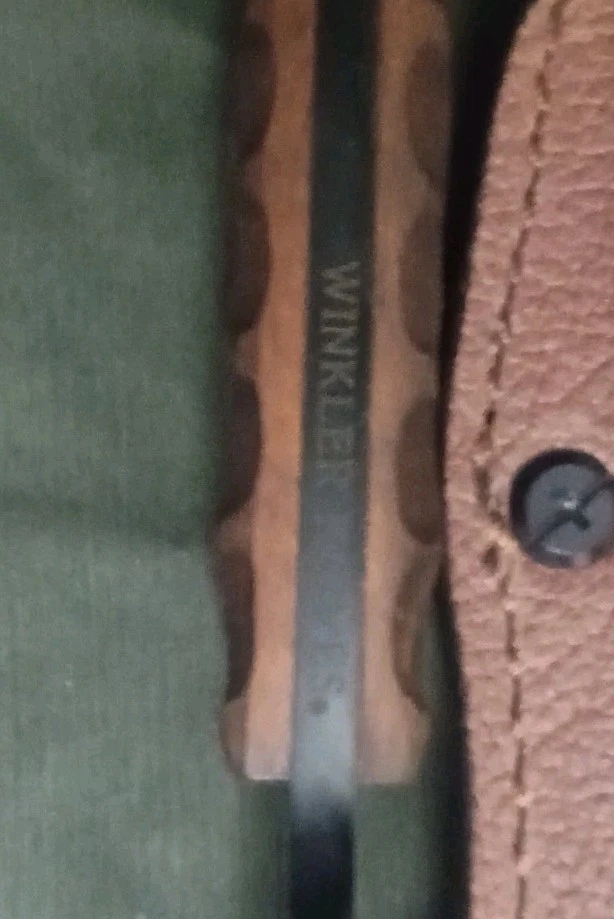 Winkler Drop Point Crusher Indian Maple Handle Leather Sheath (Read Description) - Image 2 of 4