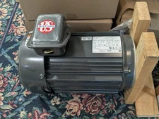 U.S. MOTORS General Purpose Motor Totally Enclosed Fan Cooled U15P1DFCR