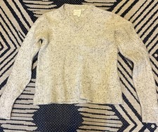 Billy Reid 100 Wool Sweater with Speckled Texture Size Small