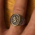 Vintage Duck Mountains Sterling Fowl Ring Silver