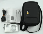 Nikon COOLPIX S3700 20.1MP Digital Camera Silver with Battery Case and SD Card