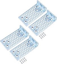 Rack Mount Kit for 19" Switches, Universal Ears Compatible with Silver