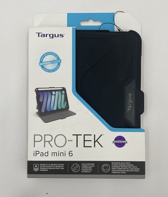 New Targus Pro-Tek For IPad Mini 6 Case Black THZ911US Antimicrobial Protection