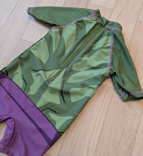 Baby Boys Age 3-6 Months Swimsuit Marvel Incredible Hulk - Picture 2 of 2