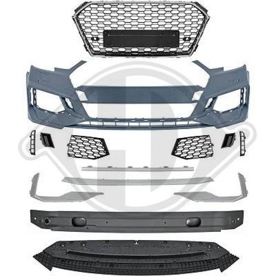 Stoßfänger Diederichs 1020450 Hd Tuning für Vorne Für Fahrzeuge Mit Einparkhilfe