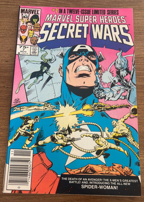 Marvel Super Heroes Secret Wars #7 VG/FN Comic Book X-Men Spider-Man Hulk 4 J437