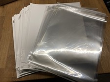 Lot Of 36 8.5x11 Strap Hinged Scrapbook Refill Pages  18 Page Protectors