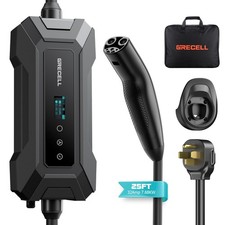 Level 2 EV Charger for Tesla, Portable/Mobile NACS Charger 32Amp, 240V, 7.68...