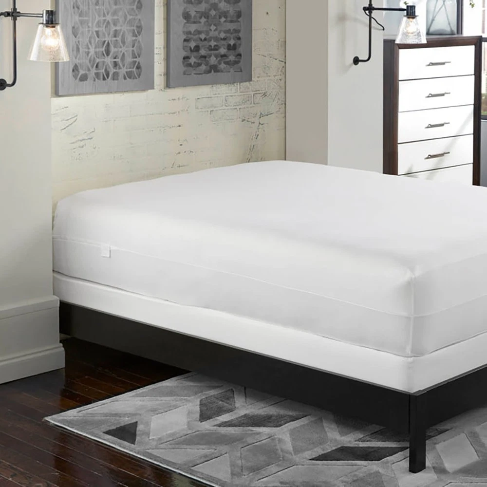 New Purecare Total Encasement White Mattress Protector