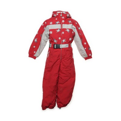 Etirel, Skianzug, Größe: 110, Unisex (Kinder), Polyamid, Rot/Weiß/Grau #Bsn