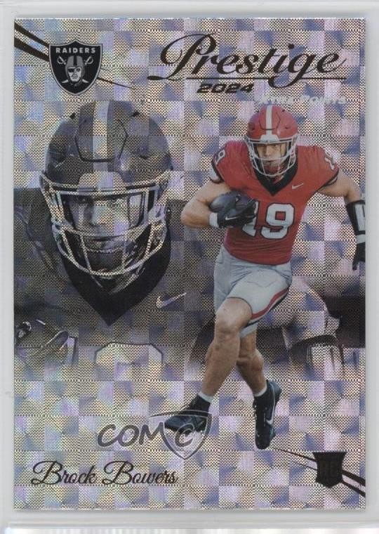 2024 Panini Prestige Rookies Xtra Points Hyper Brock Bowers #305 Rookie RC