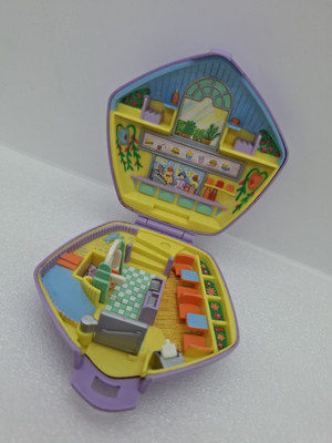 Polly Pocket At The Burger Stand Dose Lila 1992