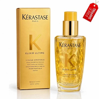 Kerastase Elixir Ultime L'Huile Original Hair Oil 3.4oz/100ml New Sealed
