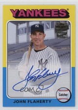 2021 Topps Archives Fan Favorite Auto 1975 Topps John Flaherty #FFA-JF Auto 7xr