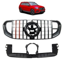 Kühlergrill Frontgrill schwarz GT-R Carbon Look passend für MERCEDES GLS (X167) Kühlergrill Frontgrill schwarz GT-R Carbon Look passend für MERCEDES GLS (X167)