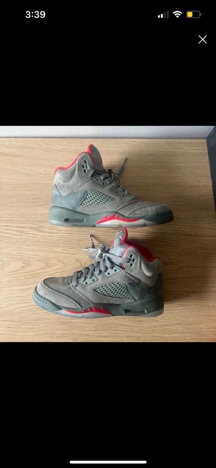Air Jordan 5 Retro GS Camo Taglia 4 Youth