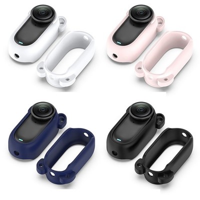Kamera Silikon Schutz Hülle Houisng Abdeckung Zubehör für Insta360 GO3S / GO3