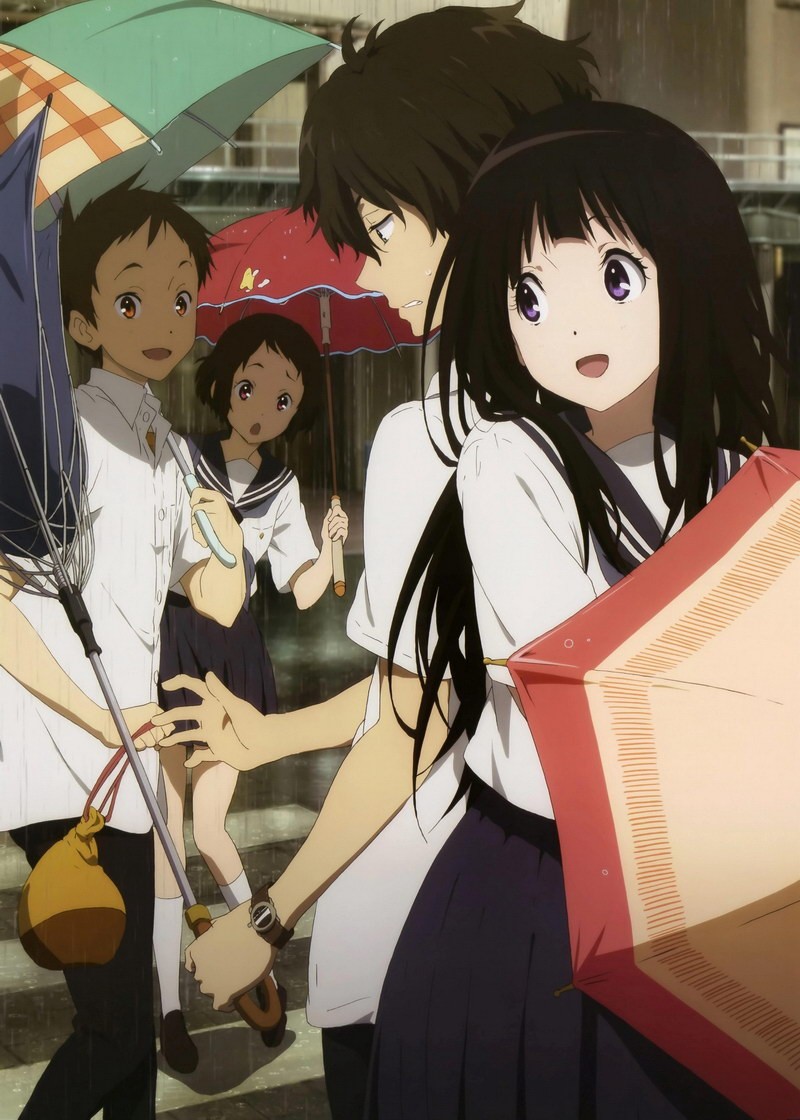 Póster de anime Hyouka School Life regalo Otaku