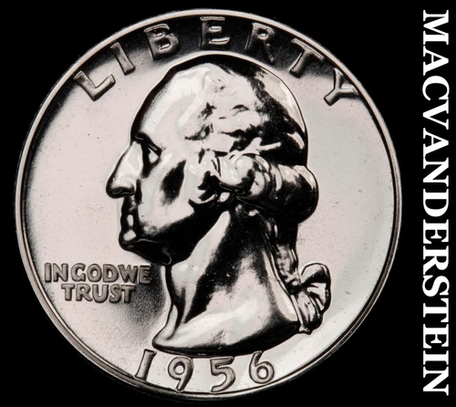 1956 Washington Quarter-Choice Gem Proof Lustrous No Reserve #G9836