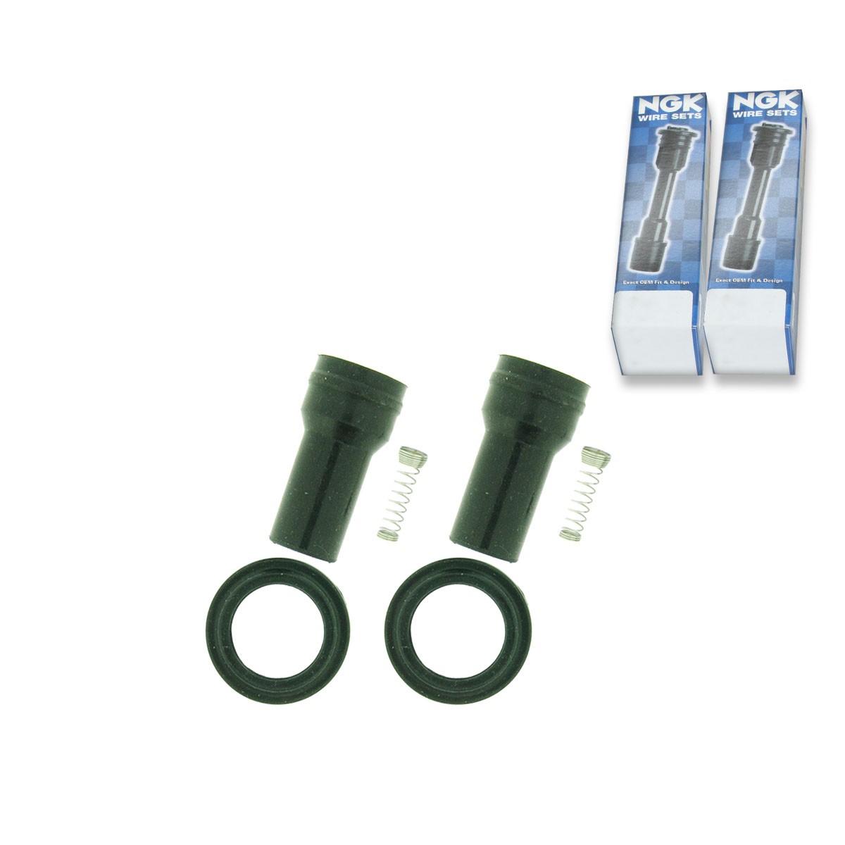 2 pc NGK 58989 CPB-K007 Ignition Coil Boots for SPP161E SPB224 702542 kd