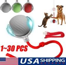 Automatic Rolling Ball Smart Cat Dog Toy Electric Pet Selfmoving Kitten Game Lot