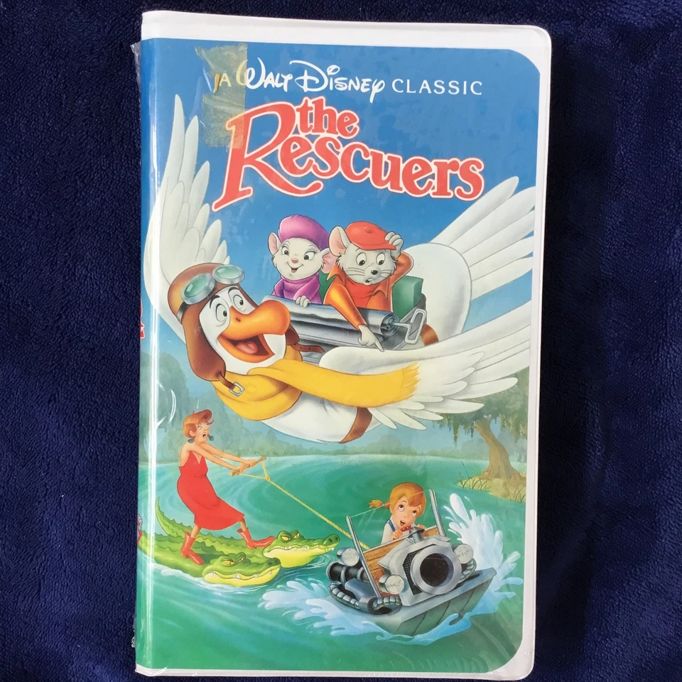 Disney Black Diamond Factory Sealed VHS The Rescuers & The Rescuers Down Under  - Image 3 of 4