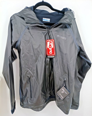 Columbia Titanium OutDry Extreme Mesh Hooded Waterproof Womens Grey Size L, NWT