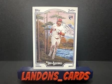 2025 Topps x Bob Ross: The Joy of Baseball NIKO KAVADAS Rookie RC #97 Angels