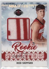 2024-25 Panini NBA Hoops Rookie Sweaters Reed Sheppard #RSW-REE RC