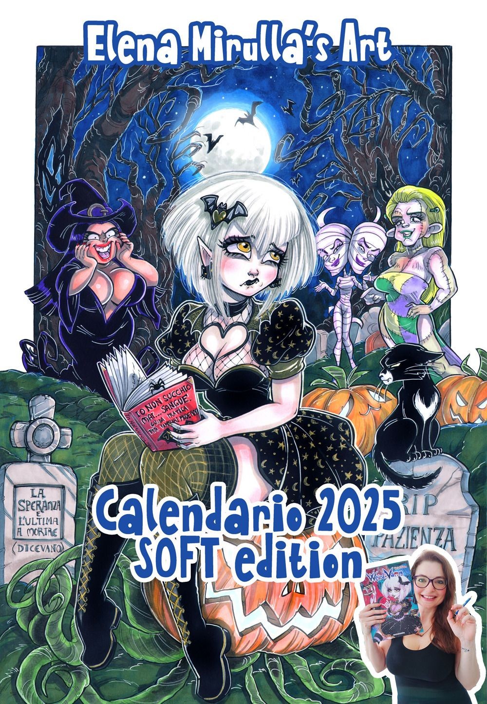 Libro Nuovo - Elena Mirulla - Calendario 2025 Elena Mirulla's Art Soft Version