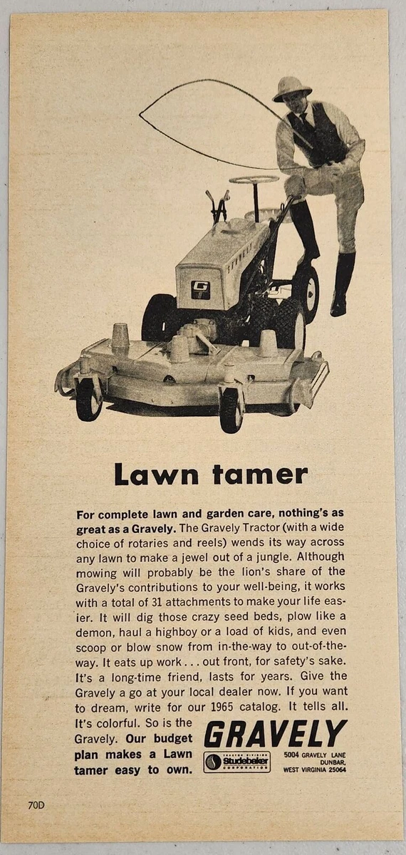 Gravely online lawn mower