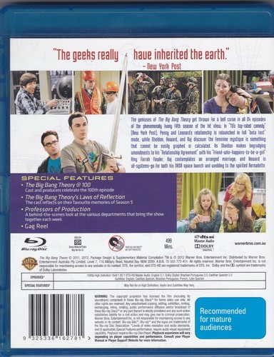 The Big Bang Theory - The Complete Fifth Season - Blu-ray (2 x Disc All Regions) - Picture 2 of 2