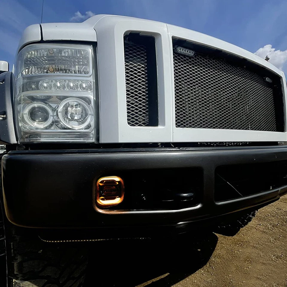 2X LED Fog Lights DRL For Ford 2008 2009 2010 F-250 F-350 F-450 F-550 SUPER DUTY - Image 2 of 4
