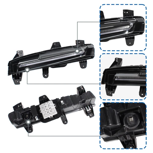 For 2021-2023 Escalade Fog Light Daytime Running Lamp LED DRL Right Side - Picture 3 of 8