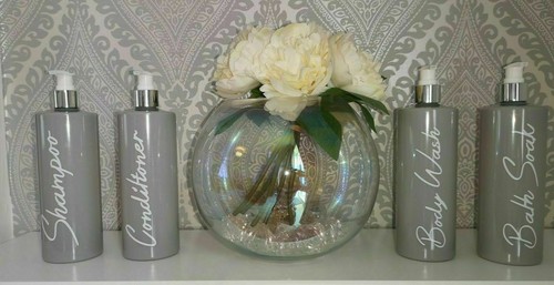 Mrs Hinch inspirierte personalisierte Pumpflaschen Badezimmer Set Shampoo Küche - Bild 12 von 12