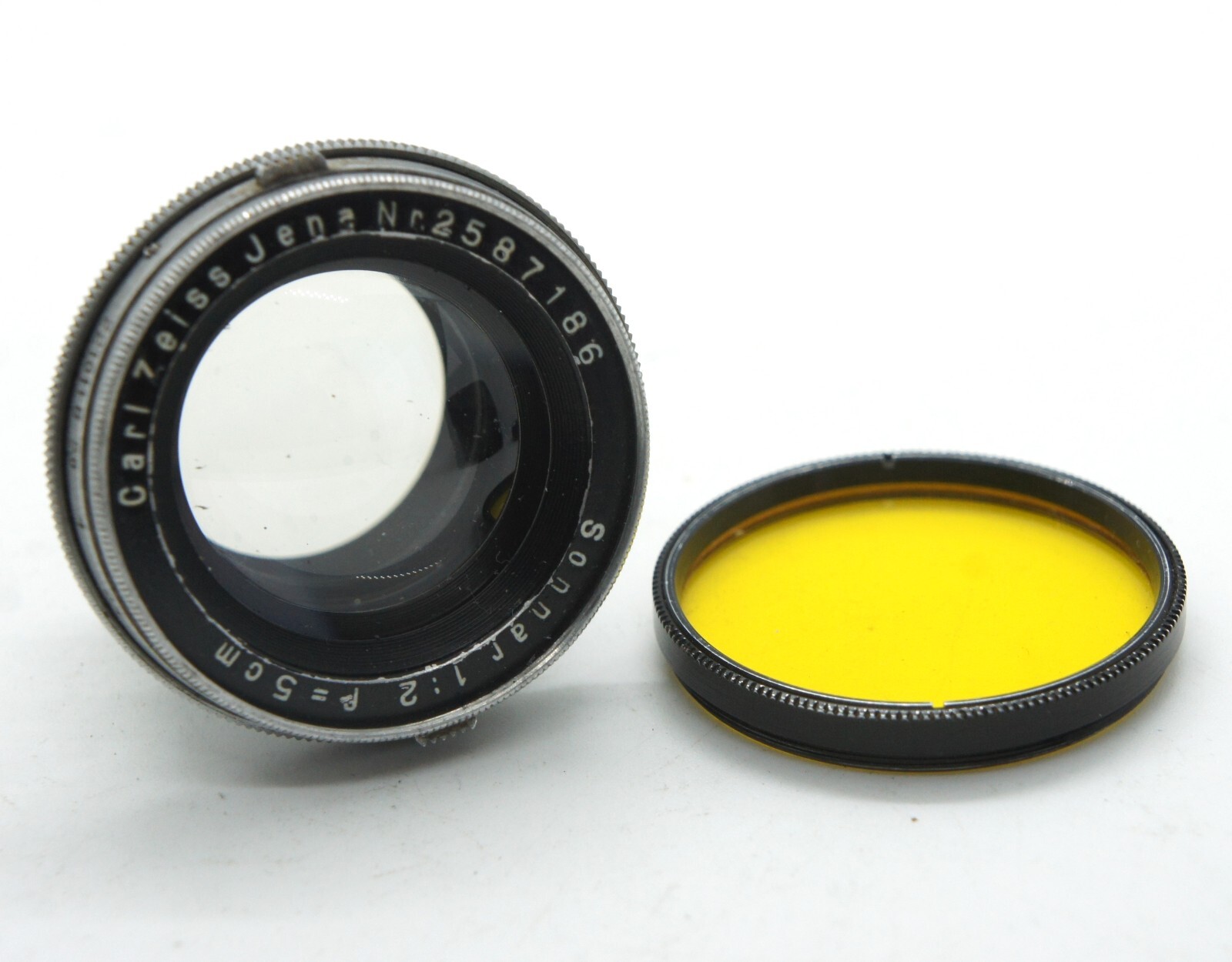 Vintage Carl Zeiss Jena Sonnar 50mm f/2 Lens for Contax RF