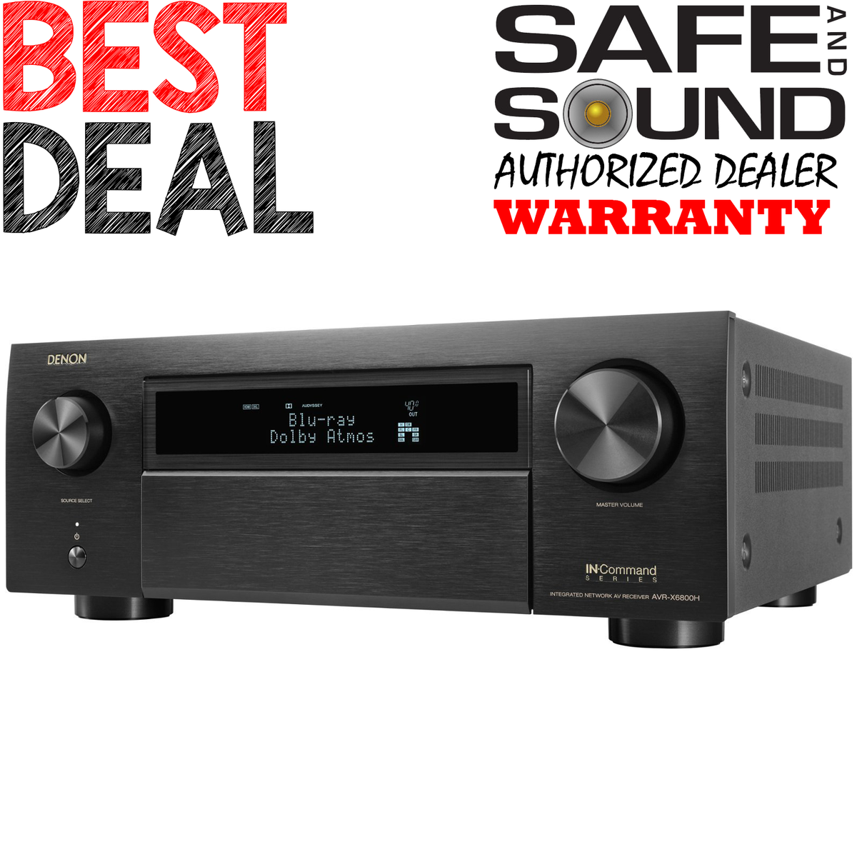 DENON AVR-X6800H AVRX6800H W HEOS REPLACES AVRX6700H