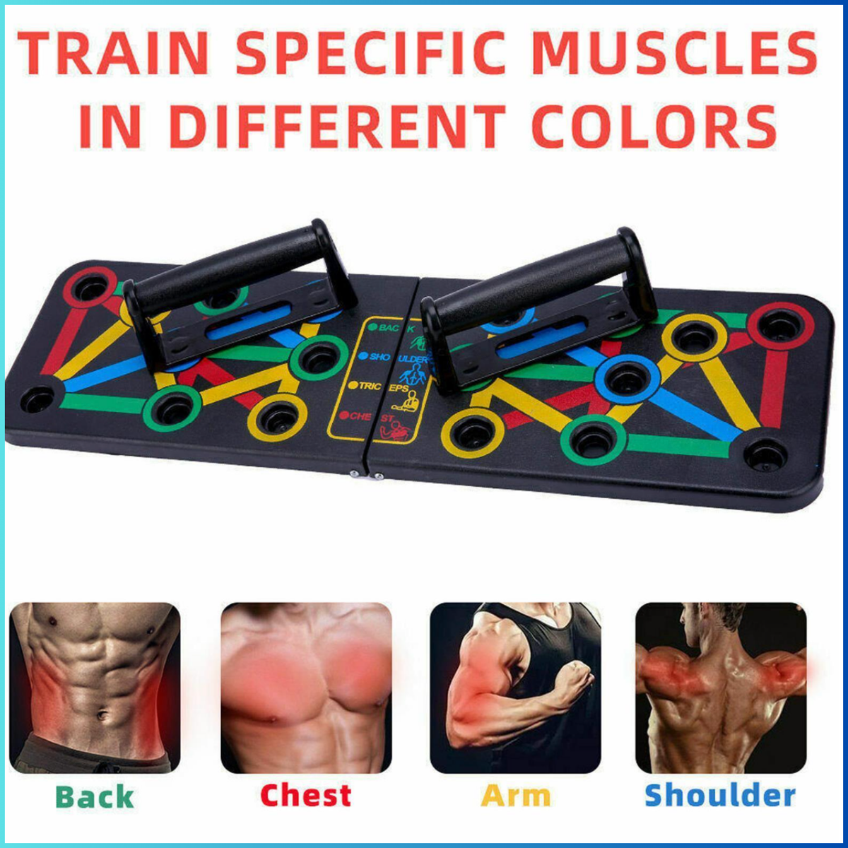 NEUF Planche push up - planche de musculation pour pompes Pec triceps epaules trapezes fitness - Sport & Plein air