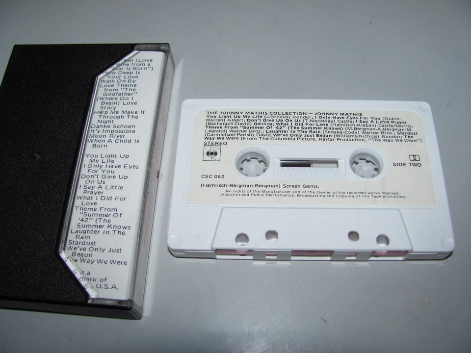 The Johnny Mathis Collection Cassette Tape Good Condition As Shown - Image 2 of 2
