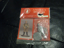 Andrea Miniatures S5-F34 Waffen SS Infantryman 1944 Metal Figure in 1/32 scale