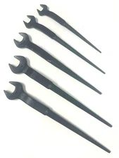 Shop-Tek 5-Pieces Spud Wrench Set, 3/4", 7/8", 1-1/16", 1-1/8" and 1-1/4"
