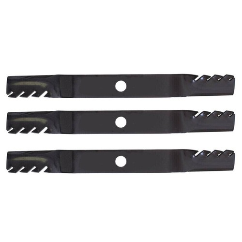 3-Pack USA-Made XHT Predator Blades For Kubota RCK60P-1200Z 60" Decks - Replaces K5955-34360, K5955-97530