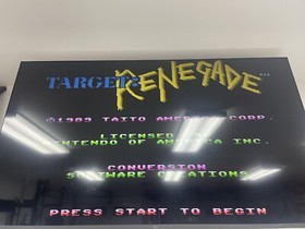 Target: Renegade (Nintendo Entertainment System, 1990) NES Cart Only Tested
