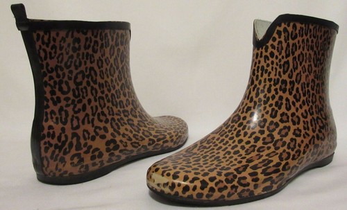 MERONA Womens 6 Leopard Cheetah Ankle 
