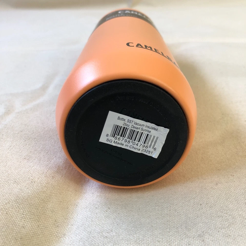 Винная бутылка Camelbak Horizon 25 унций с вакуумной изоляцией из нержавеющей стали Desert Sunrise новая - Изображение 3 из 4