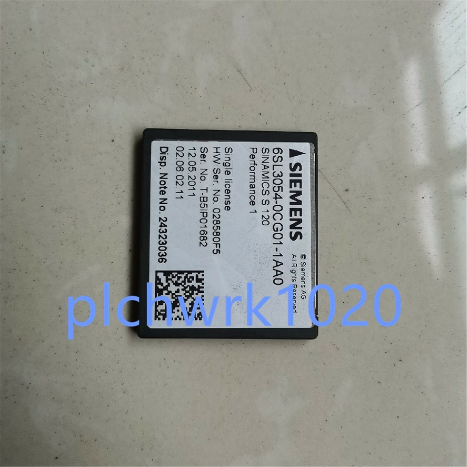 1 PCS Siemens CU320 control unit program card CF card 6SL3054-0CG01 ...