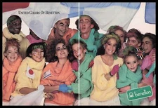 United Colors of Benetton 1980s Print Advertisement Ad 1985 Countries Cultures