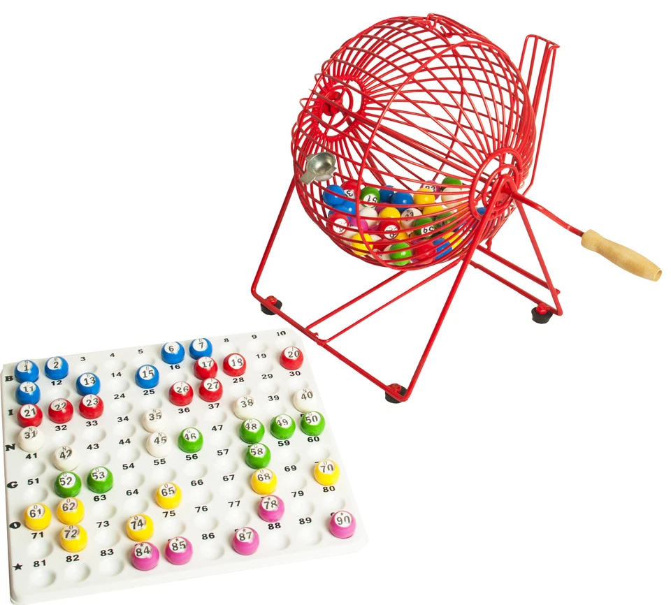 Bingo Cage Machine Tray & Balls Free 15ml Bingo Dabbers or Bingo Tickets  9"  - Image 2 of 4